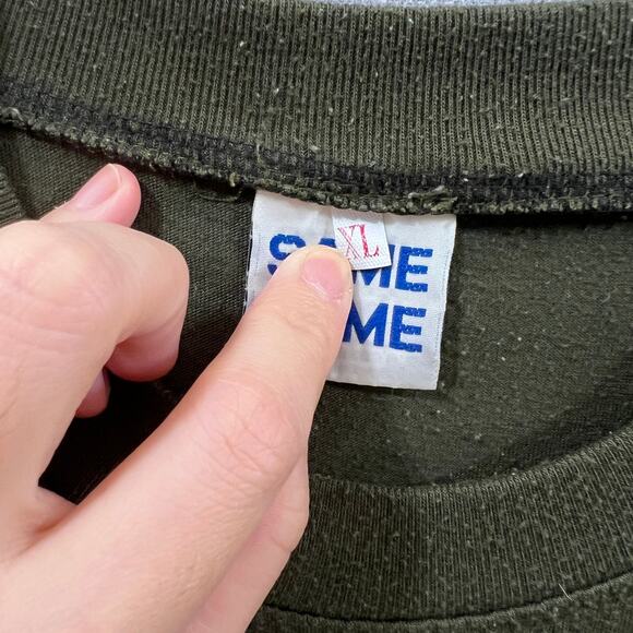 Chang Green Cotton Shirt Adult Size Extra Large Short Sleeve Casual T Shirt Mens - Picture 3 of 12